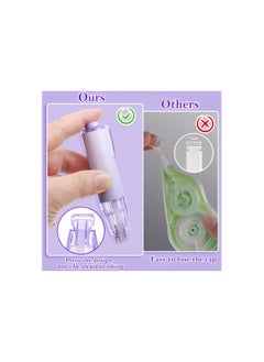 Y&D White Out Correction Tape, Retractable out Tape Set, 4 Pcs Quick Dry Refillable Pen and Replacement Whiteout Aesthetic Instant Corrections School Office Supplies  - Image 5
