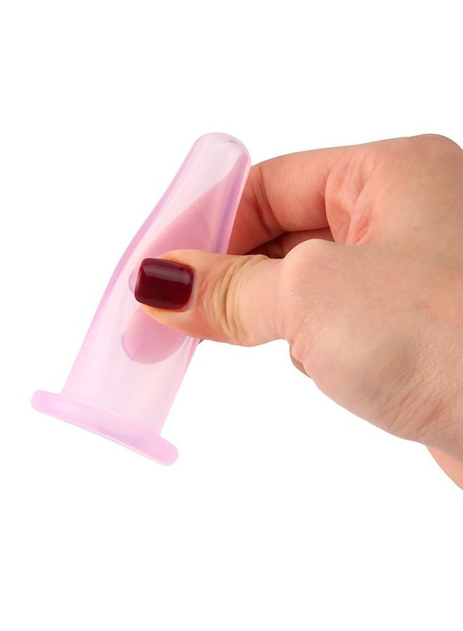 Captaintech Cupping Cup Facial Massage Tool With Cleansing Brush Pink - Image 2