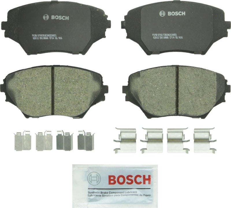 BOSCH BC862 QuietCast Premium Ceramic Disc Brake Pad Set for Toyota RAV4 - Front