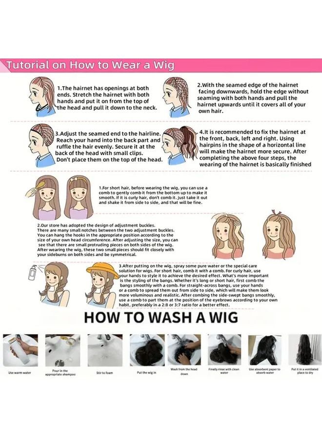 Long Body Wave Wig With Bangs 28 Inch Cool Brown Heat Resistant Synthetic Hair - Image 2