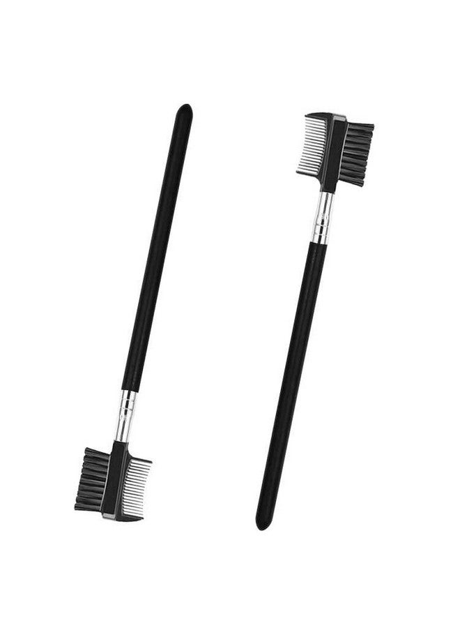 LOOKSEVEN 2 Pcs Eyelash Comb And Eyebrow Brush Comb Eyebrow Eyelash Brush Makeup Tool For Eyelashes Extension (Pack Of 2)) - Image 1