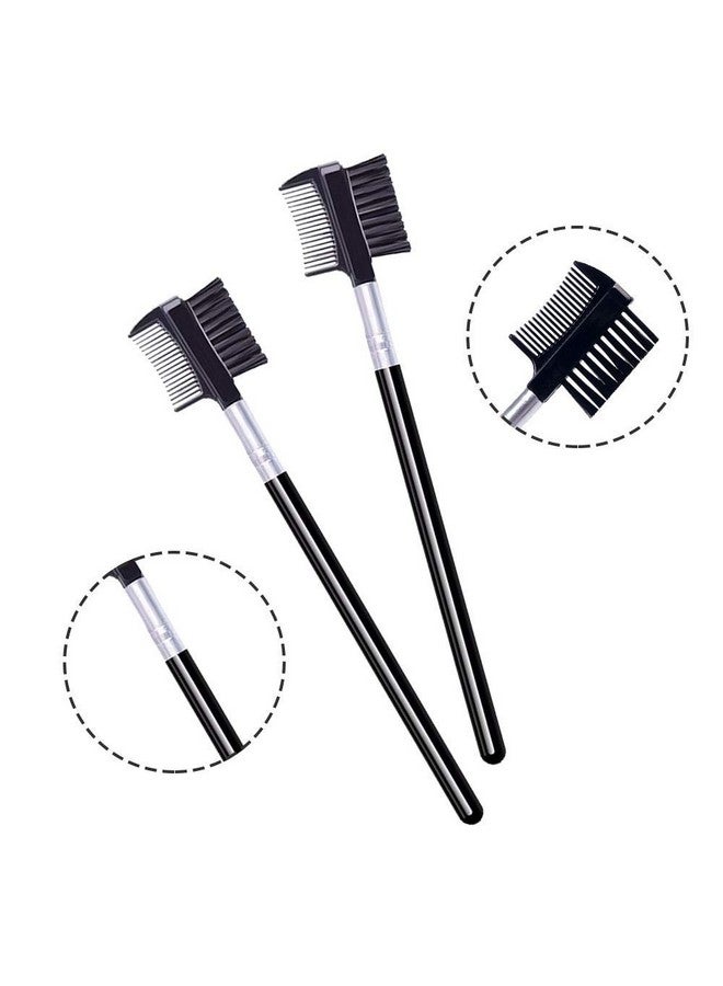 LOOKSEVEN 2 Pcs Eyelash Comb And Eyebrow Brush Comb Eyebrow Eyelash Brush Makeup Tool For Eyelashes Extension (Pack Of 2)) - Image 3