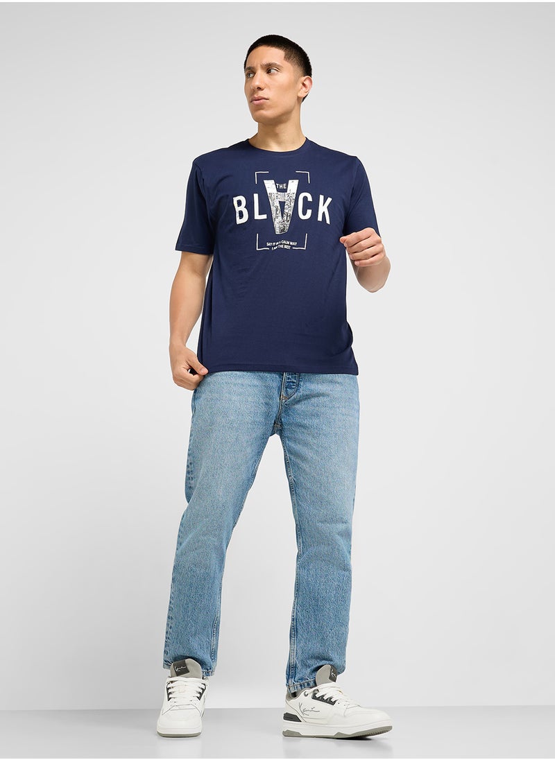 Seventy Five Basics Printed T-Shirt  - Image 4