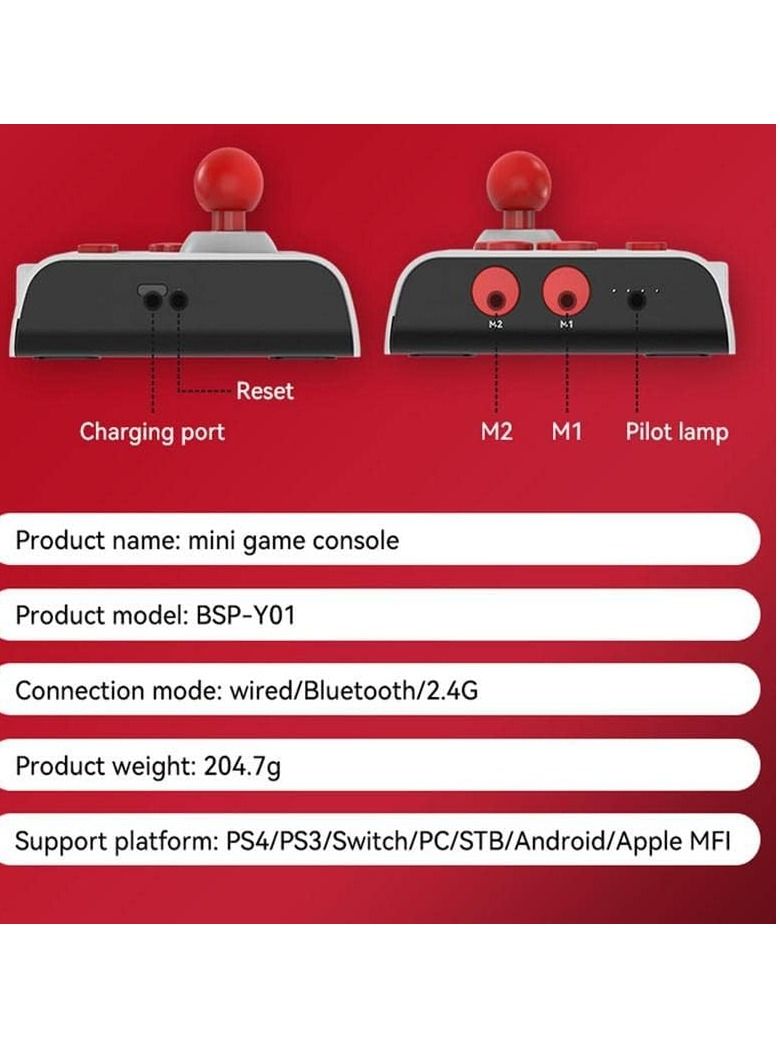 Arcade Game Fight Stick Controller, for Nintendo Switch, PS4, PS3, 8bitdo, Ultimate Pandora Box, PC XBOX, Android, IOS Mobile Phone Controller, Arcade Joystick Game  - Image 2