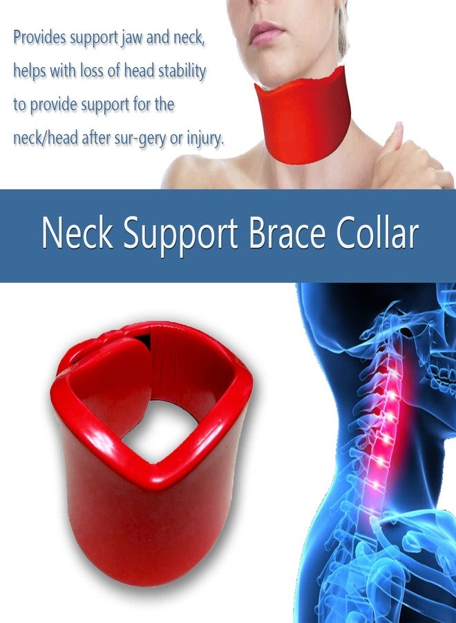 MUROCEA Foam Neck Support Brace - Waterproof Cervical Collar Splints for Stabilizes Spine, Relieves Pain Pressure, Neck Injury, Soft Vinyl Surface (L) - Image 3
