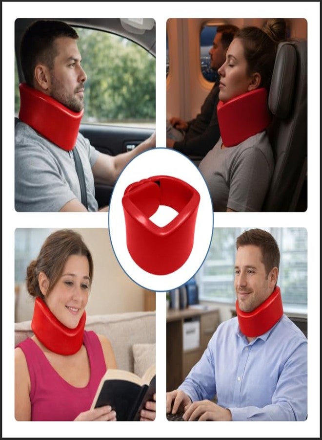 MUROCEA Foam Neck Support Brace - Waterproof Cervical Collar Splints for Stabilizes Spine, Relieves Pain Pressure, Neck Injury, Soft Vinyl Surface (L) - Image 4