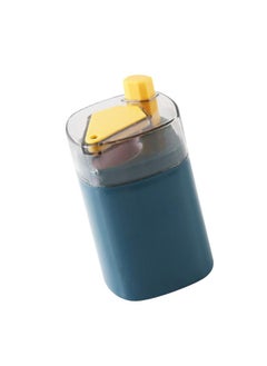 Thoraya Toothpick Holder Plastic Automatic Pop Up Toothpick Dispenser Container for Kitchen Dining Room Restaurant Blue  - Image 3