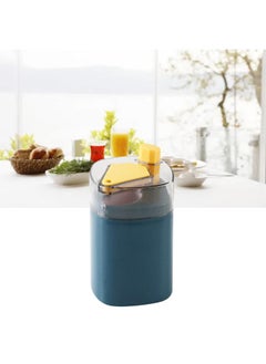Thoraya Toothpick Holder Plastic Automatic Pop Up Toothpick Dispenser Container for Kitchen Dining Room Restaurant Blue  - Image 5