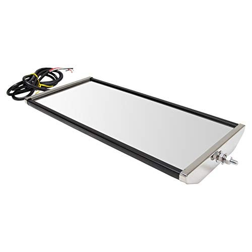 TRQ West Coast Mirror Signal Heat 16x7 Stainless Steel LH or RH for HD Truck - Image 2