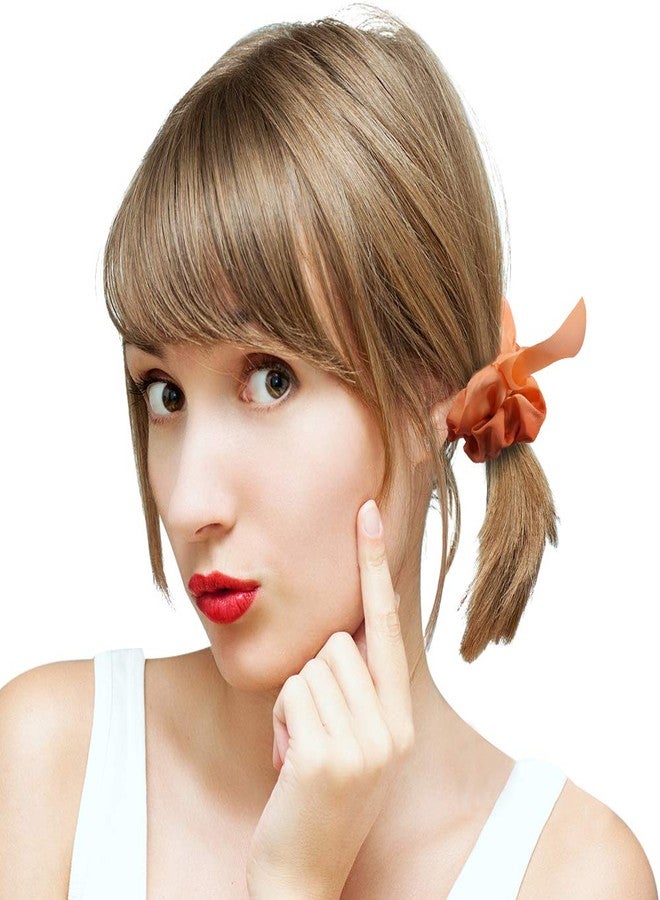 ANBALA Chiffon Silk Scrunchies Set, 18 Pcs Solid Color Bow Ponytail Holders, Rabbit Ear Bowknot Hair Accessories for Women and Girls - Image 5