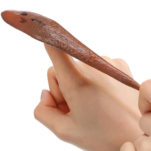 Jerify 24 Pieces Funny Stretchy Poop Finger Slingshot Toys Poop Rubber Ornament Prank Fingers Slingshot Fake Toys for Flying Game Party Favor Halloween April Fools Day Birthday Gift - Image 1