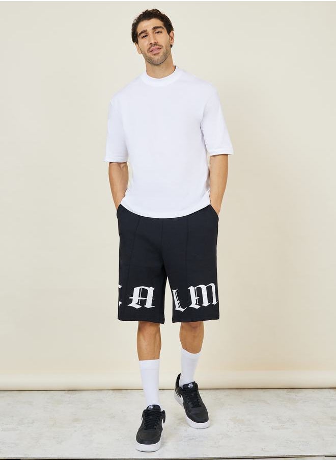 Styli Oversized Mock Neck Short Sleeves T-Shirt  - Image 2