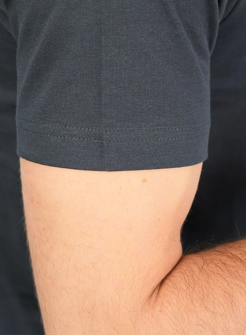 GIORDANO  Men’s Slim Cotton Crew Neck Message Print Tee for Men | Best Price UAE