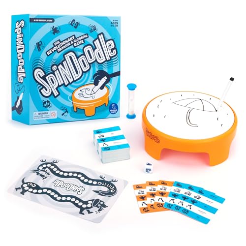 Educational Insights SpinDoodle - Fun Board Games for Adults, Teens and Kids, Party Games for Family Game Night, Funny Quick Drawing Game, Guess The Sketch, Groups of 4 Ages 8+ - Image 1