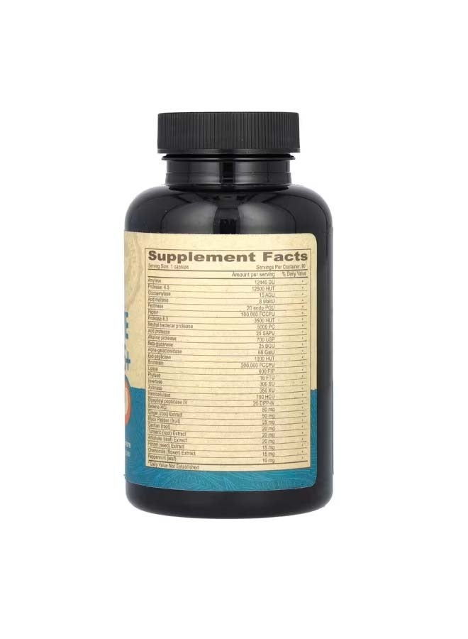 Deva Vegan Digestive Enzymes+ 90 Vegan Caps - Image 2