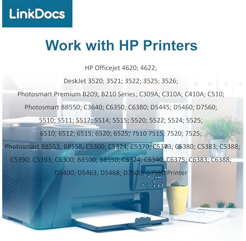 LinkDocs Compatible with Ink Cartridges Replacement for HP 564XL Used with HP Photosmart 5520 5525 6520 7520 5510 6510 7510 7525, Premium C309G Printers (Black, Cyan, Magenta, Yellow, 4 Pack) - Image 3