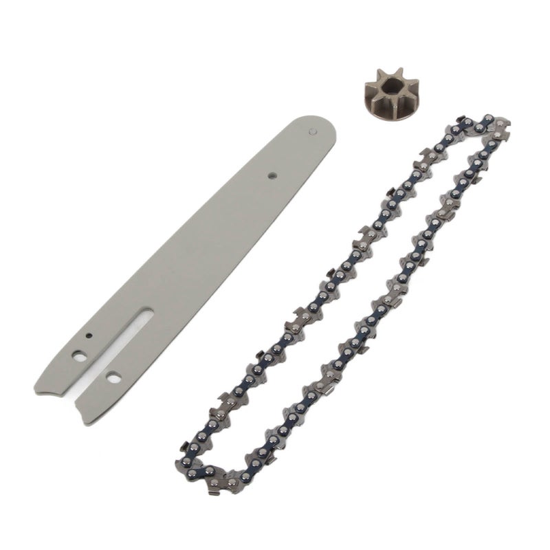 Chainsaw Chain Set Steel Sprocket 186mm Guide Plate 230mm Chain 6in Saw Replacement Accessories for Mini Electric Chainsaw - Image 5