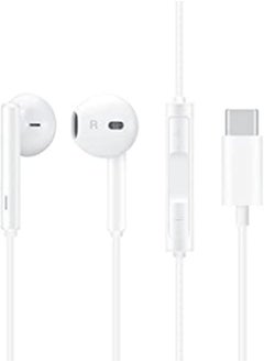 سماعات أذن داخلية مع منفذ USB-C، سماعات أذن سلكية مع جهاز تحكم عن بعد مدمج للتحكم في الموسيقى والمكالمات الهاتفية ومستوى الصوت، سماعات أذن داخلية