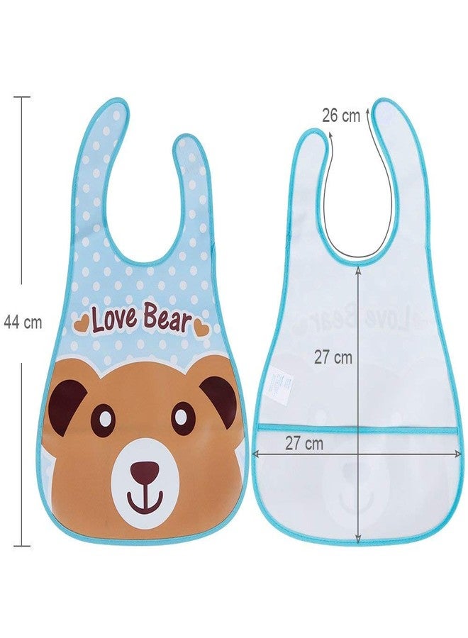CUTEABLY Waterproof Baby Bib Set of 8 Unisex Baby Bib EVA Drool Baby Bib Apron Baby Feeding Bibs for Infant Toddler 6 Months to 6 Years Old - Image 2