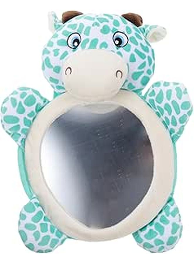 Rear Facing Car Mirror Deer Shape Adorable Back Seat Safety Observation Travel - Image 1