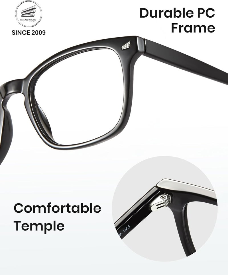 Cyxus Blue Light Glasses for Men Women Reduce Eye Strain UV Blocking for Computer Screen 8082 - Image 5