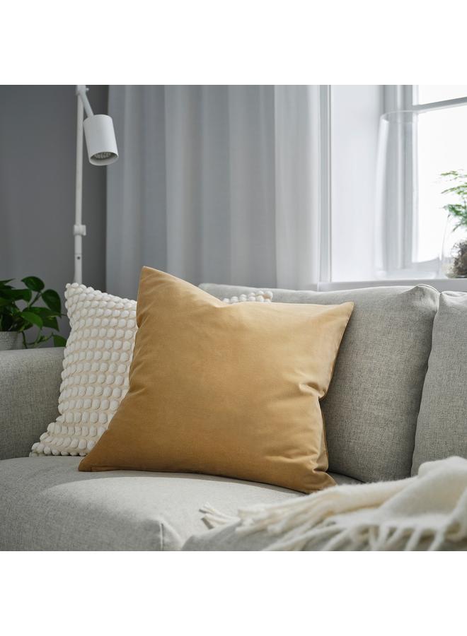 Zaboon Cushion cover, beige-yellow, 50x50 cm - Image 2