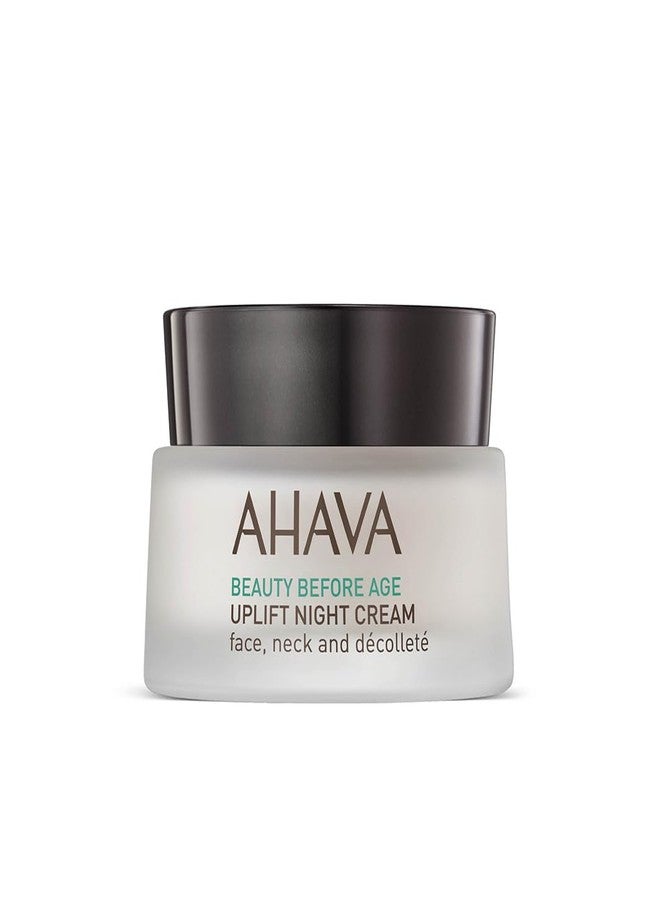 AHAVA Uplift Night Cream - Rich, Melting Night Cream to Lift, Firm & Tighten Skin, Anti-Aging Effect by Reducing Deep Wrinkles, Enriched with Exclusive Osmoter, Tripeptide 38 & Shea Butter, 1.7 Fl.Oz - Image 1
