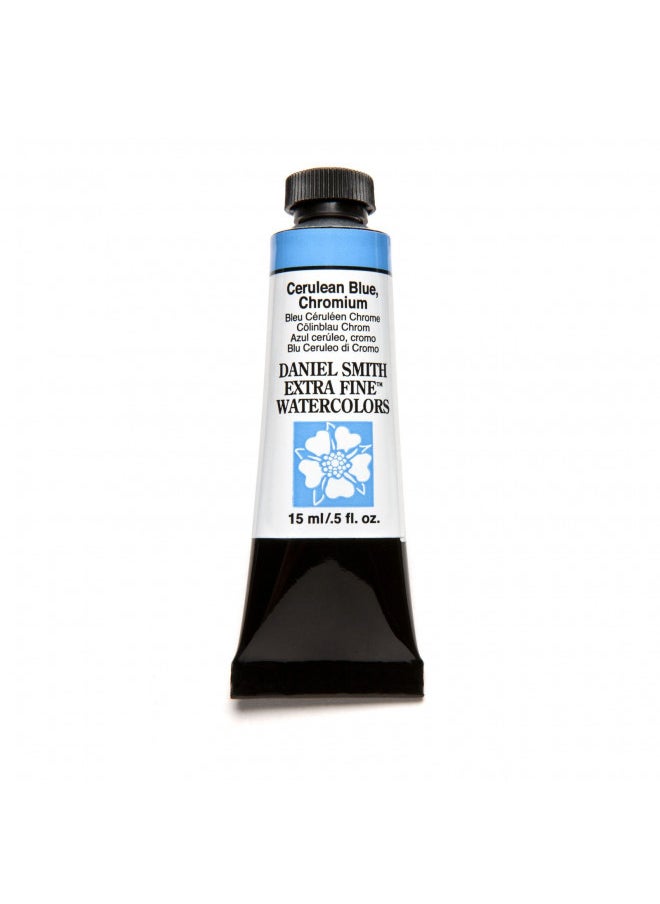 Daniel Smith DANIEL SMITH Extra Fine Watercolor 15ml Paint Tube, Cerulean Blue Chromium (284600021)  - Image 3