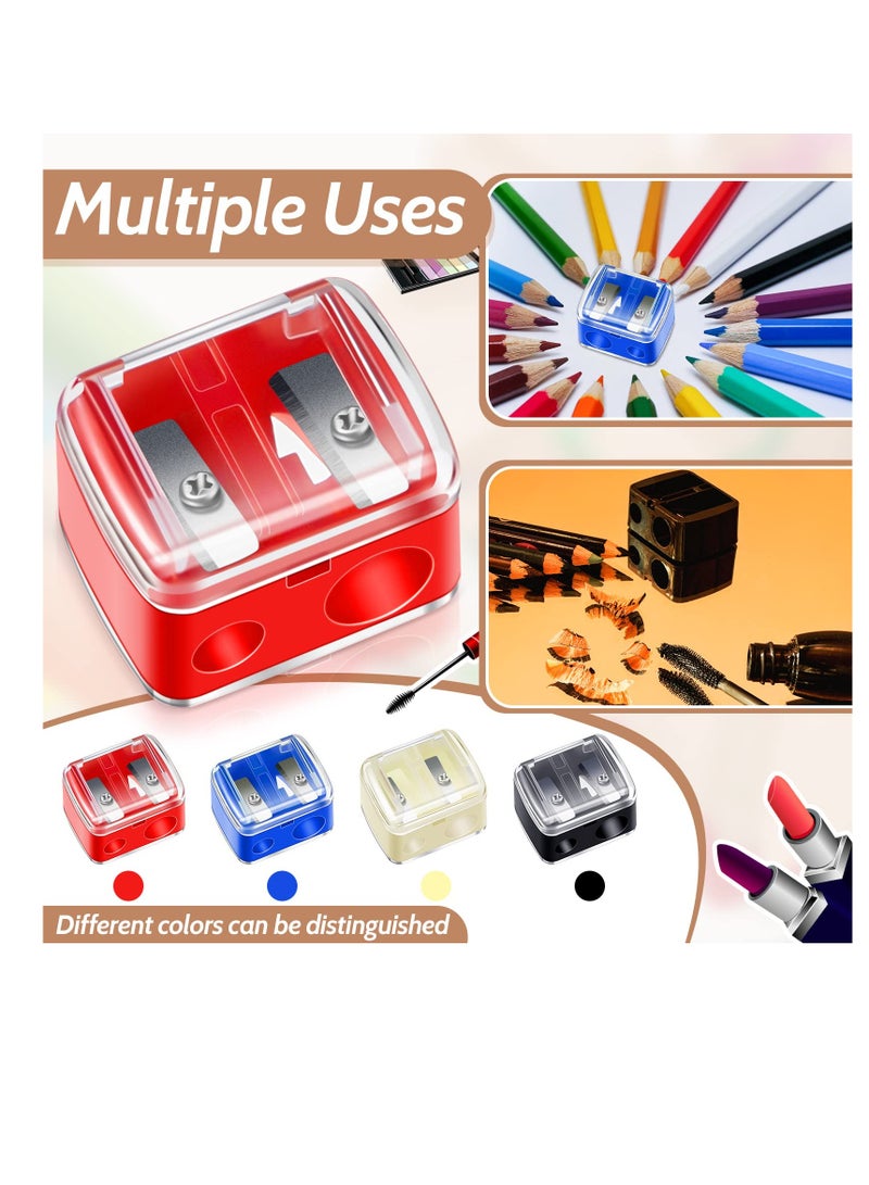 سونسر 5 Pack Cosmetic Pencil Sharpener Dual Sharpener Eye Makeup Pencil Sharpene - Image 5