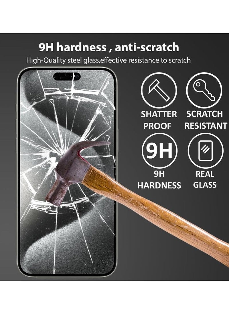 Raxoom Screen protector compatible with iPhone 15 Pro Max 5G Matte Screen Protector Anti-Glare Anti-Fingerprint 3D Touch Easy Install,[Gaming] Matte Finish Surface ceramic film (NOT Glass) - Image 4