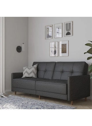 Leen | Sofabed 2 In 1 Upholstered In Linen - Dark Grey - pzsku/ZFCAAE1F36E0EFF97D662Z/45/_/1692718408/9de7b4e1-0836-4a33-b8a9-fcdb74109d8b