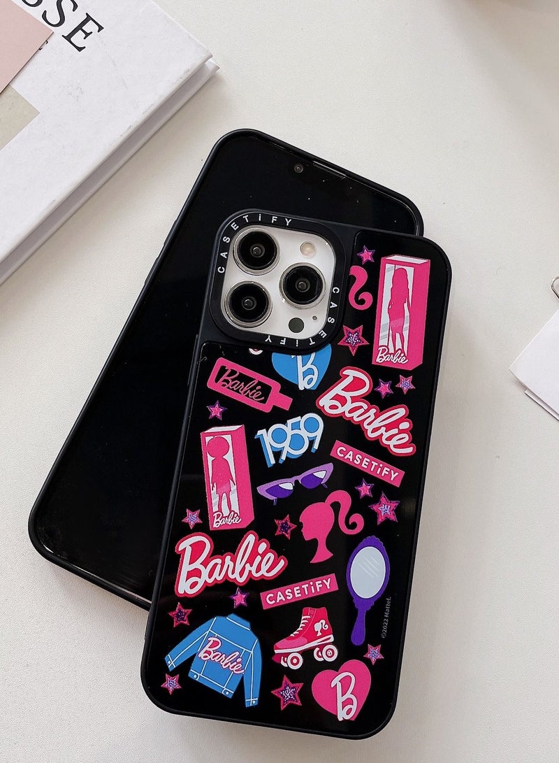 Casetify Case for iPhone 14 Pro Max 6.7 inch Barbie Cover Black - Image 2
