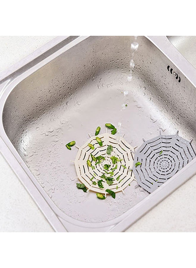 NIBEMINENT Sink Sewer Anti-Clogging Filter White 15.8x15.8cm - Image 2