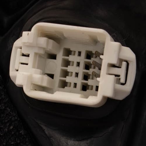 TRQ Passenger Side Power Mirror Smooth Black Paint to Match Compatible with 1996-2000 Honda Civic HO1321102 - Image 2