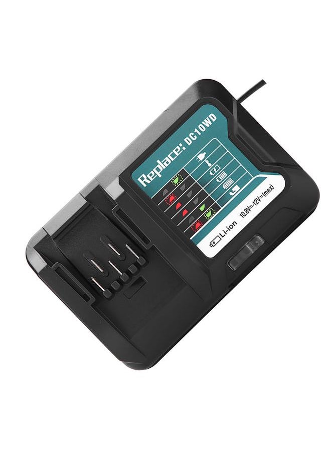 Fast Lithium Battery Charger for 10.8V 12V Makita DC10WD/BL1015
