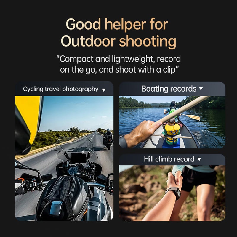 POV Video Recording Magnetic Mount: Quick Release Backpack Clip - Flexible Angle Adjustment Stable Mount for Cycling Hiking Outdoor Enthusiasts - Image 3