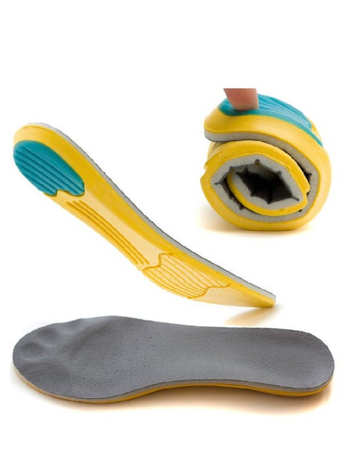 Memory Foam Insoles with Arch Support, Shock Absorption, and Breathable Design - Sizes37- 40&41-44 & 45-48