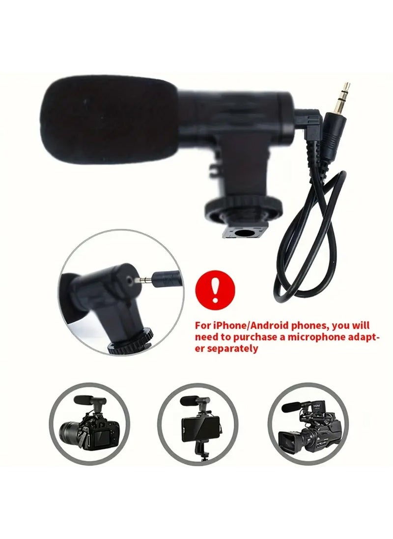 X-level Vlogging Kit with Light and Microphone Grip Tripod |Studio LED Light, Professional Mini Portable Tripod Grip for live broadcasting,Vlogging, TikTok, YouTube Videos | for Smart Phones,Cameras  - Image 3