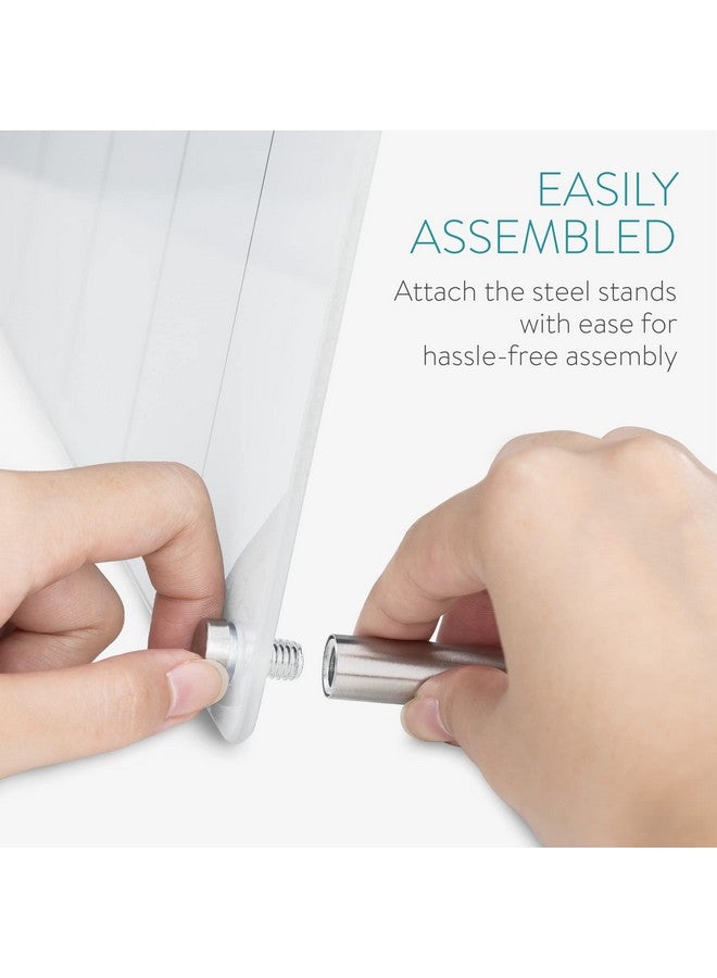 Navaris Weekly Whiteboard Planner - Small Dry Erase Glass Whiteboard To Do Calendar For Office Desk - Dry Erase Schedule Board - 16 X 6 Inches - Image 3