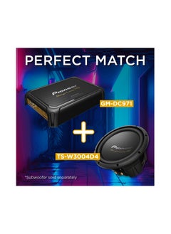 Pioneer GM-DC971 Champion Series PRO Class-D Mono Amplifier  2400W Max / 1200W RMS at 1 ohm Tuned to deliver deeper and louder bass Champion Series Design Variable LPF RCA Input Speaker Input  - Image 2