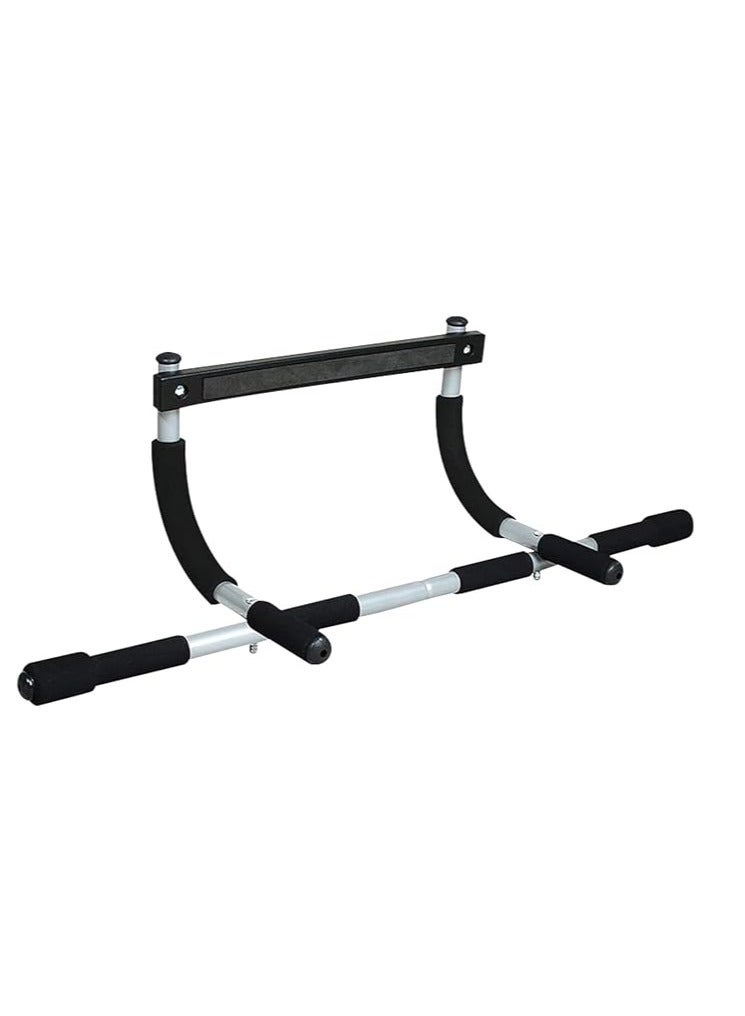 Endless Stainless Steel Wall-Mounted Pull-Up Bar – Adjustable Grip & Anti-Skid Cushioned Handles for Strength Training - Image 1