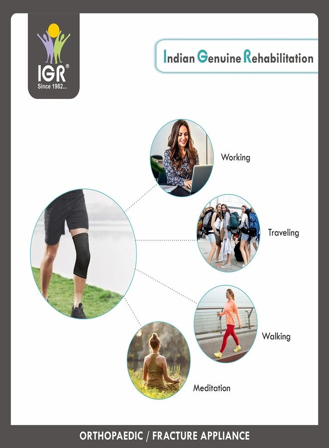 IGR Easy Knee Comfort | Knee Support to provide Knee Pain Relief, Sports, Football, Cricket, Walking And Workout | XX.LARGE (85-95KG) - Image 5