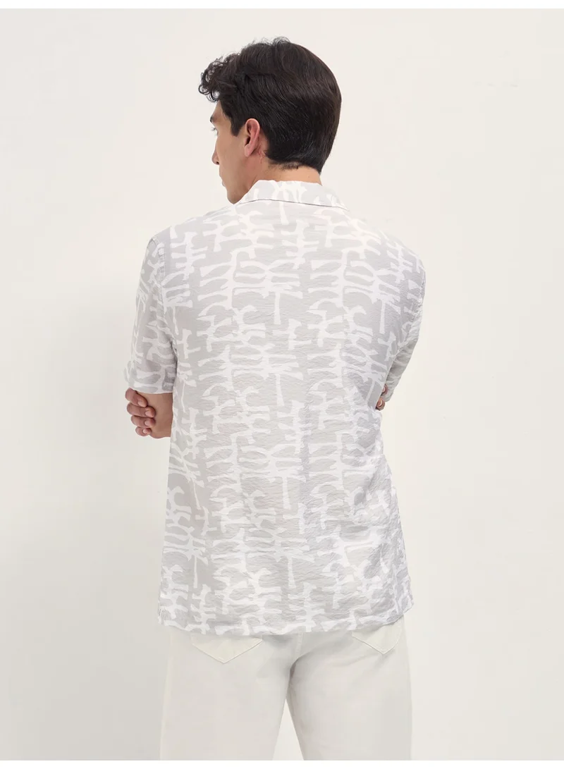 THE BEAR HOUSE Men’s Classic Short Sleeve Casual Shirt – Lightweight, Breathable, and Designed for a Smart Yet Easygoing Look All Day Long