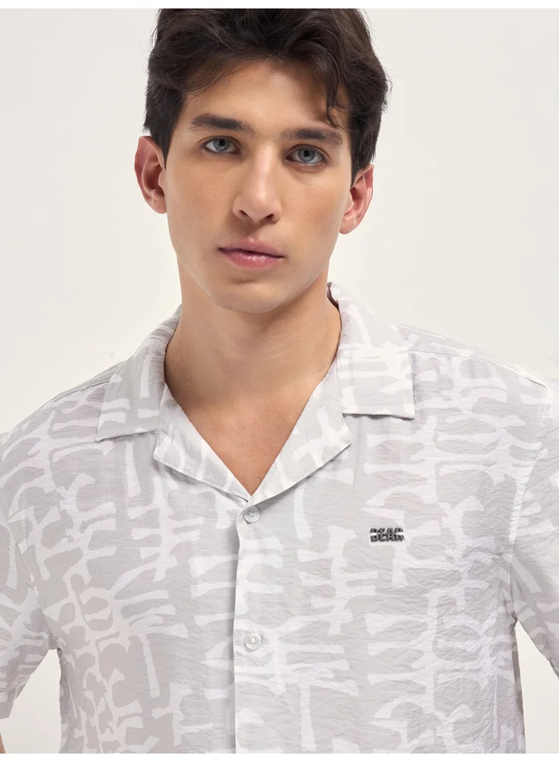 The Bear House  Men’s Classic Short Sleeve Casual Shirt – Lightweight, Breathable, and Designed for a Smart Yet Easygoing Look All Day Long for Men | Best Price UAE