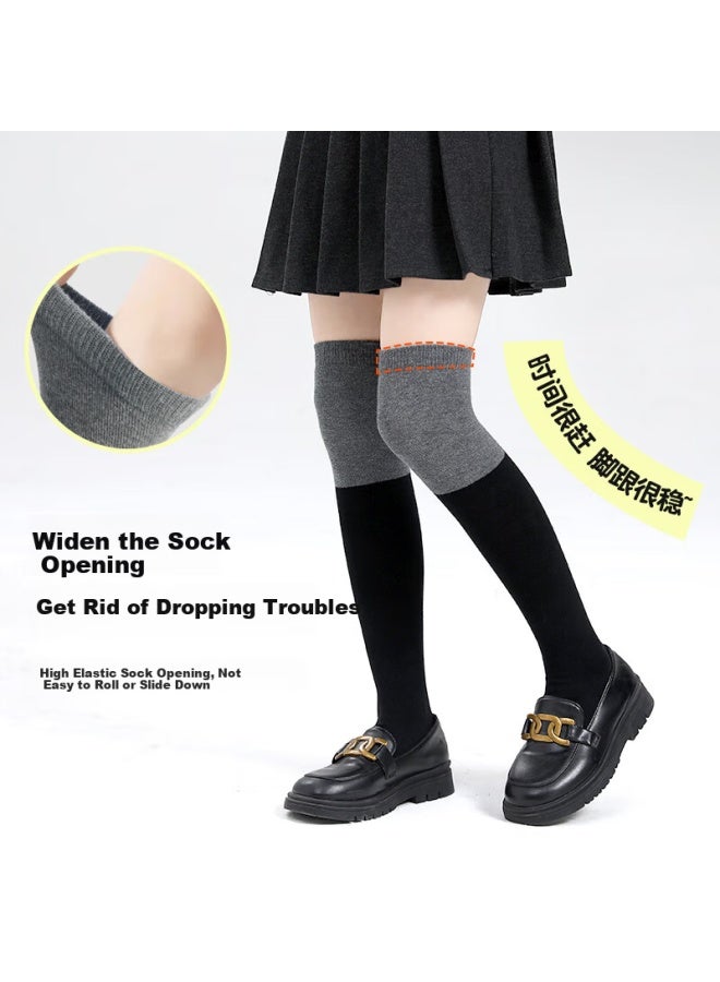 Smart Friends Zhiyou Children's Mid-calf Socks, Girls' Over-knee Long Socks, Spring And Autumn Long Socks, Versatile High Socks For Girls, Students - Image 3