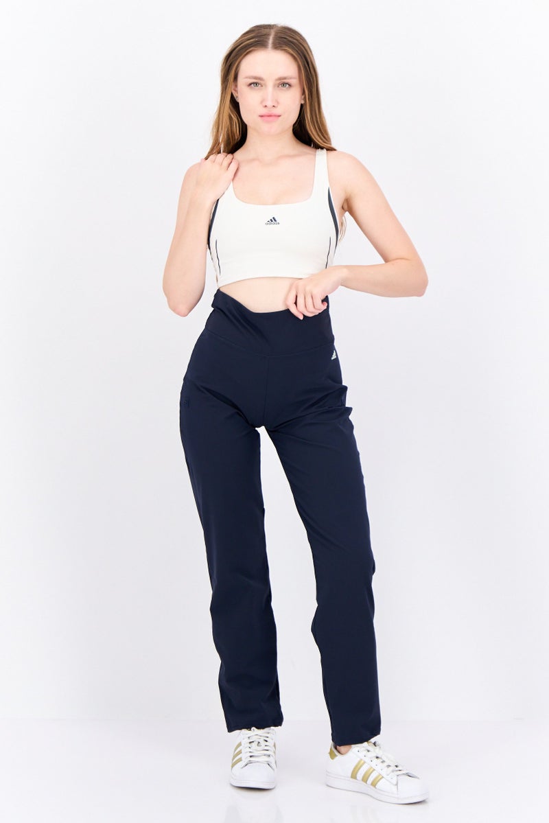 Adidas Women Sportswear Fit Training Tights, Navy - Image 4