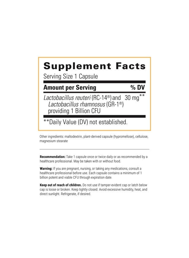 Integrative Therapeutics Pro-Flora Women's Probiotic - Lactobacillus rhamnosus GR-1 and Lactobacillus reuteri RC-14 Strains - Urogenital and Women's Health Support Supplement* - 30 Capsules - Image 2