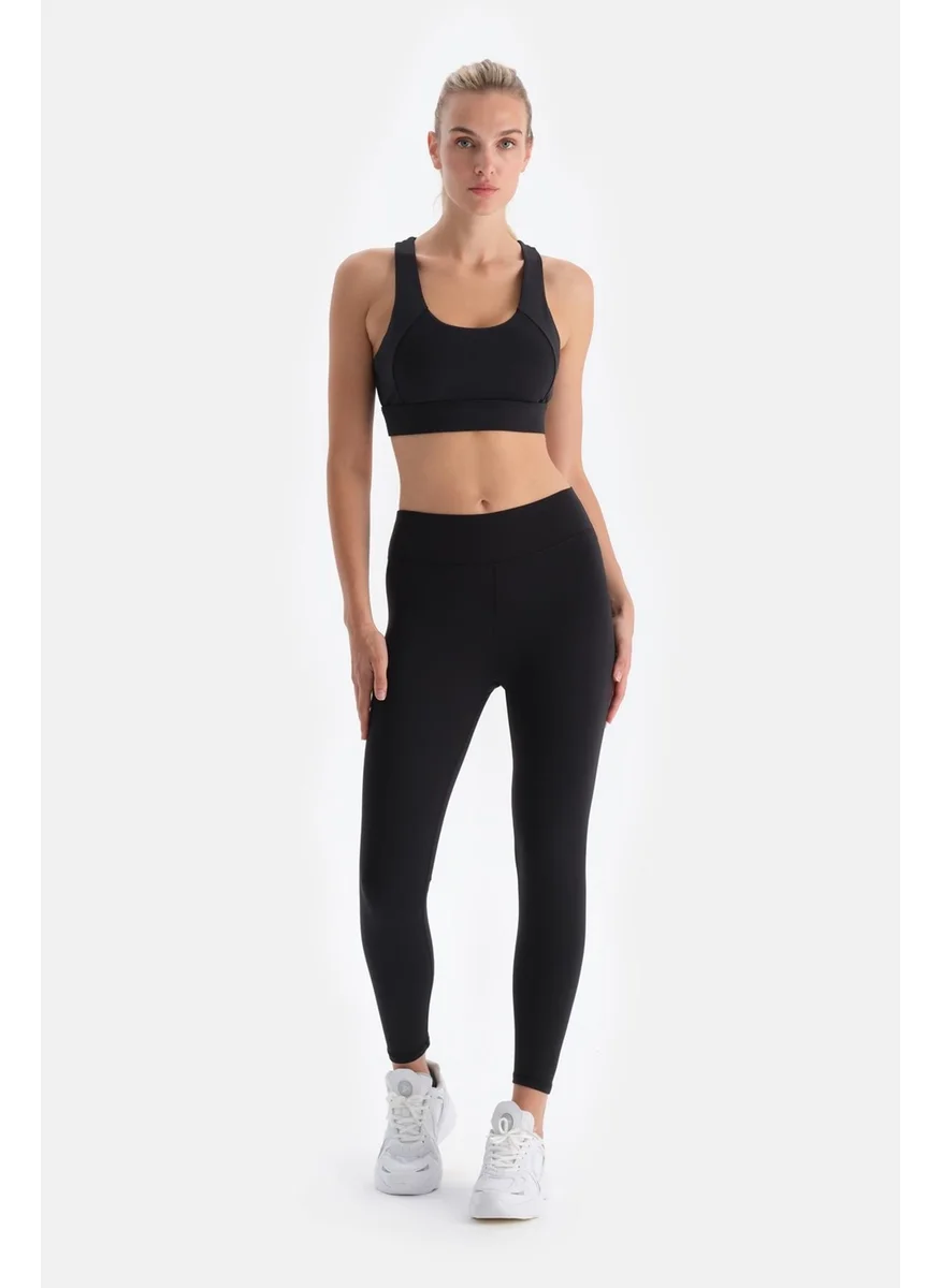 داجي Black Women's Basic Compression Tights