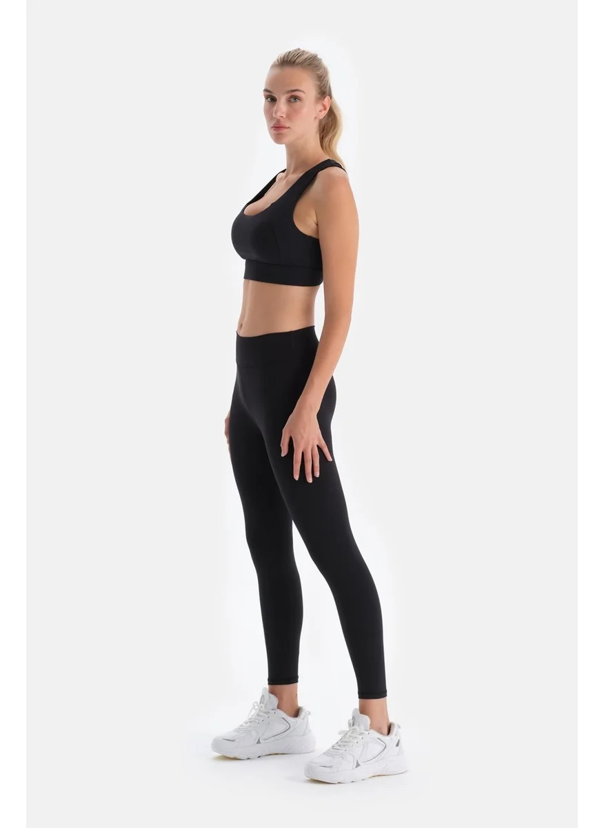 داجي Black Women's Basic Compression Tights