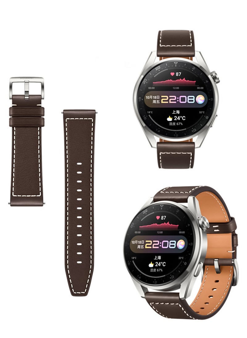 In Air Bracelet Watchband For Huawei Watch GT3 Leather Straps Honor Magic 3 22mm - Image 2